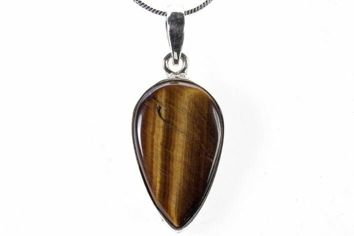 Tiger's Eye Pendant (Necklace) - Sterling Silver #321568